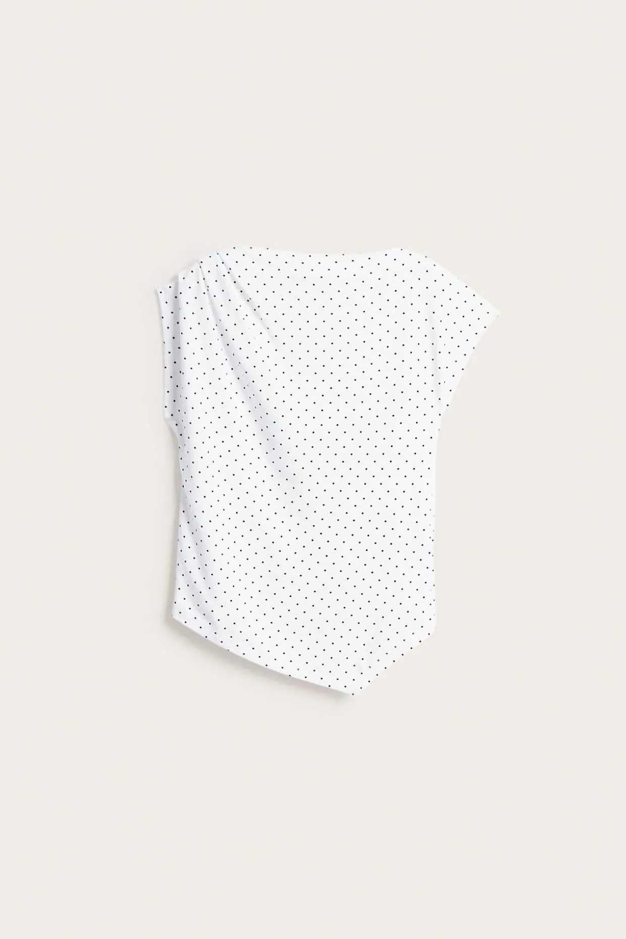 Asymmetrisk topp med prickar