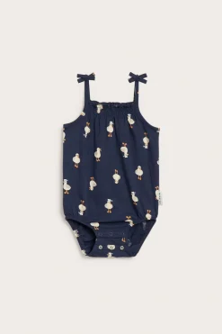Babybody med fiskmåsar