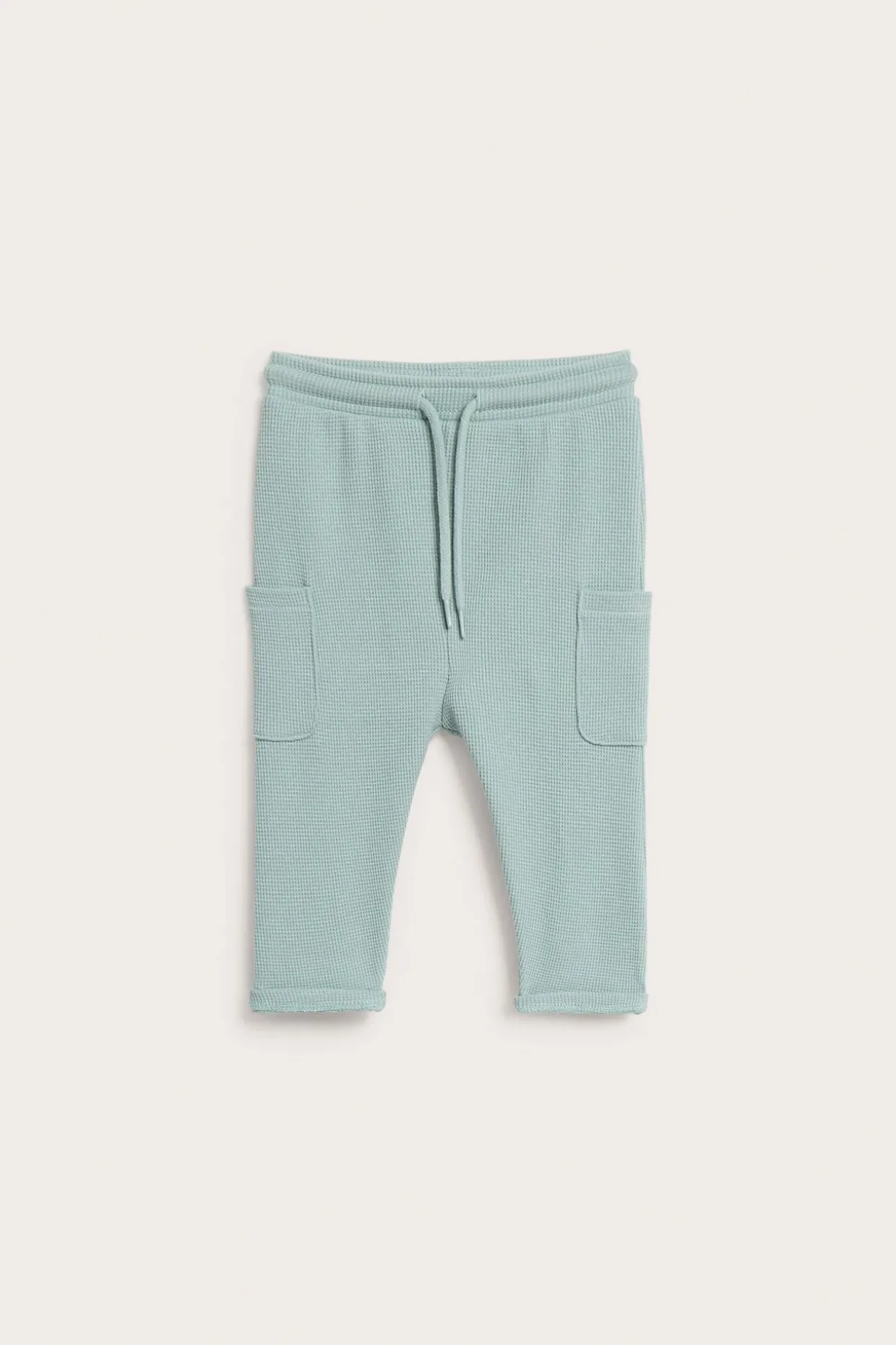 Babybyxor med våffelstruktur