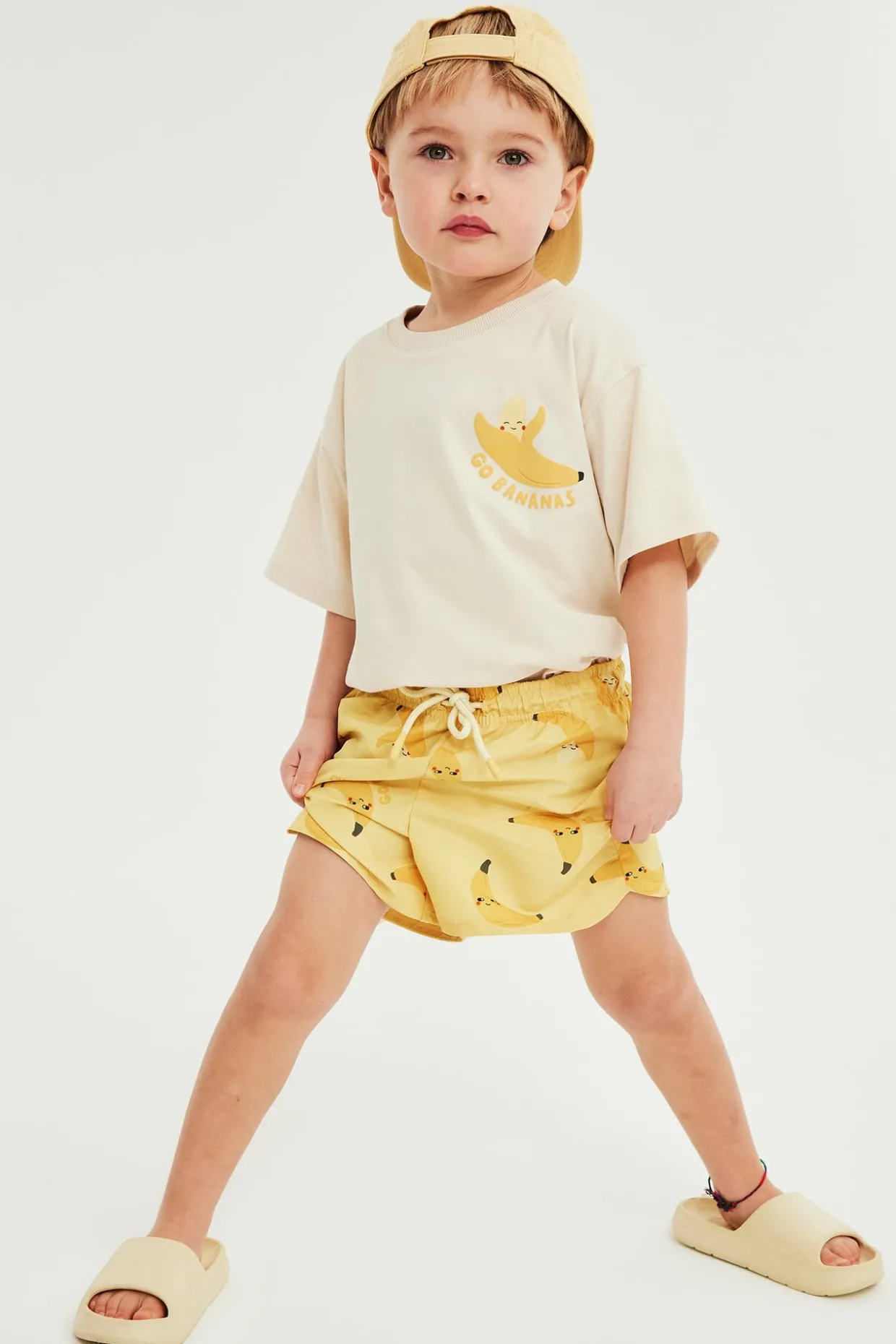 Badshorts med bananer