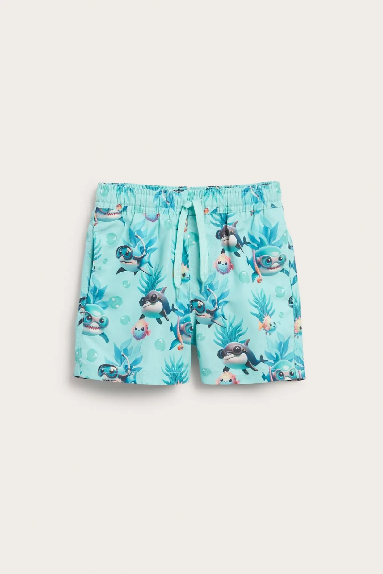 Badshorts med hajar