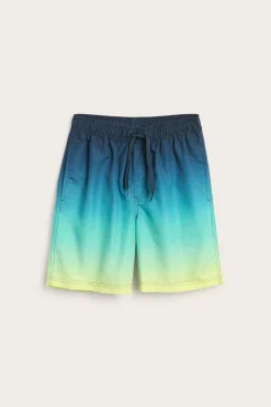 Badshorts med ombremönster