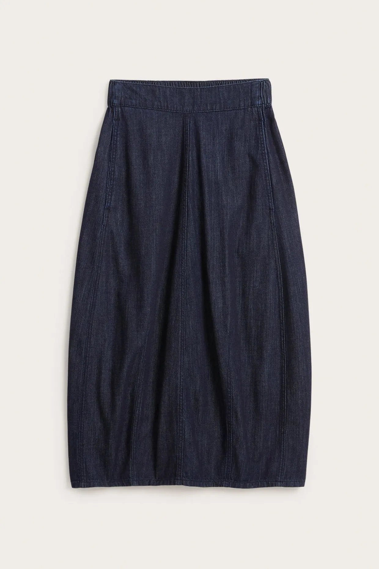 Barrelkjol i denim