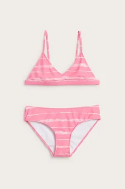 Batikmönstrad triangelbikini