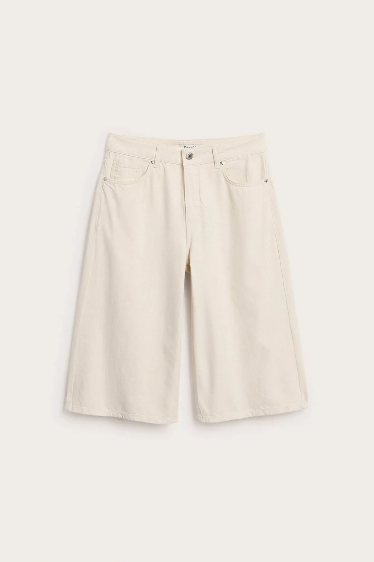Bermudashorts i bomullstwill