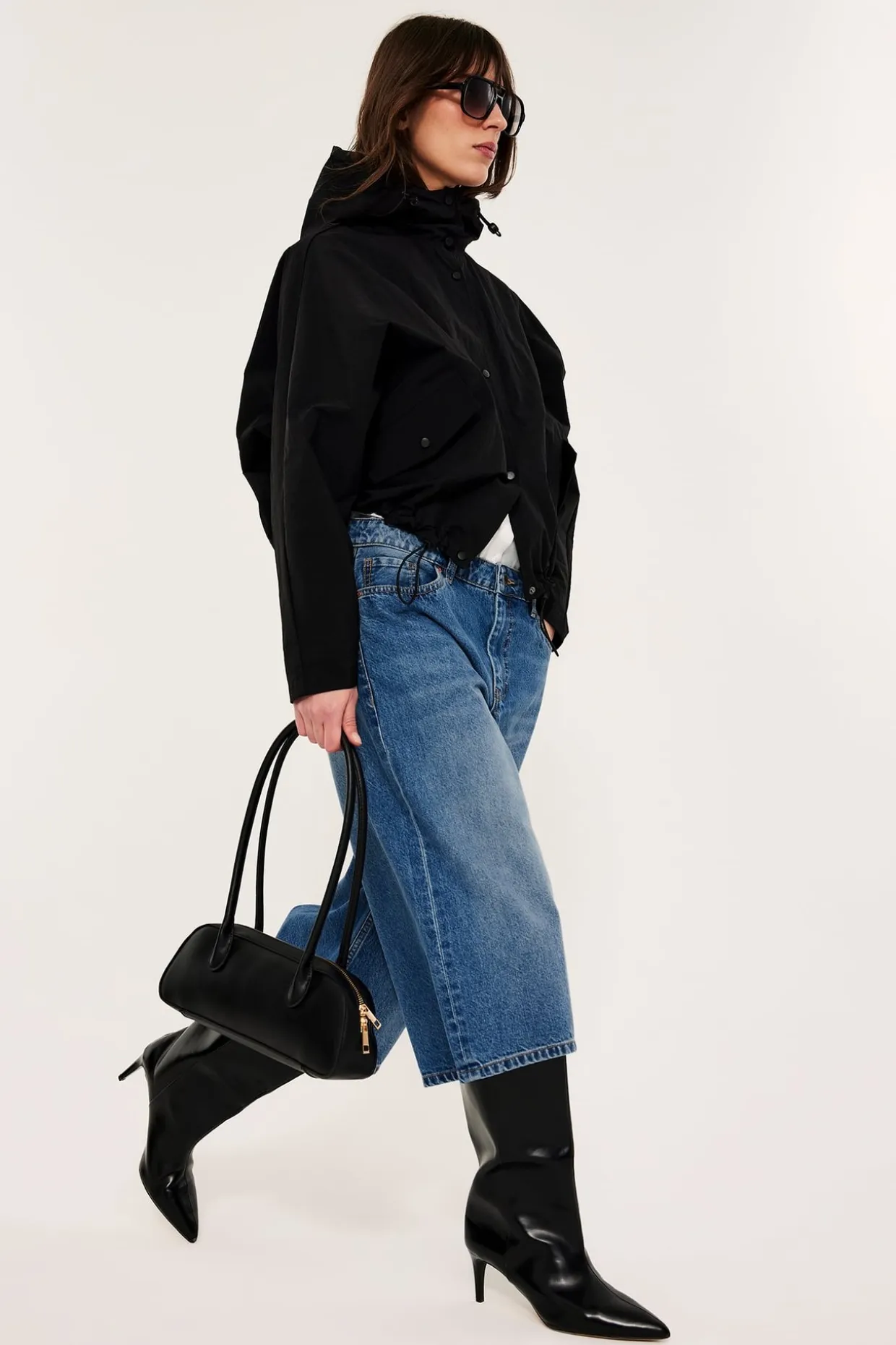Bermudashorts i denim