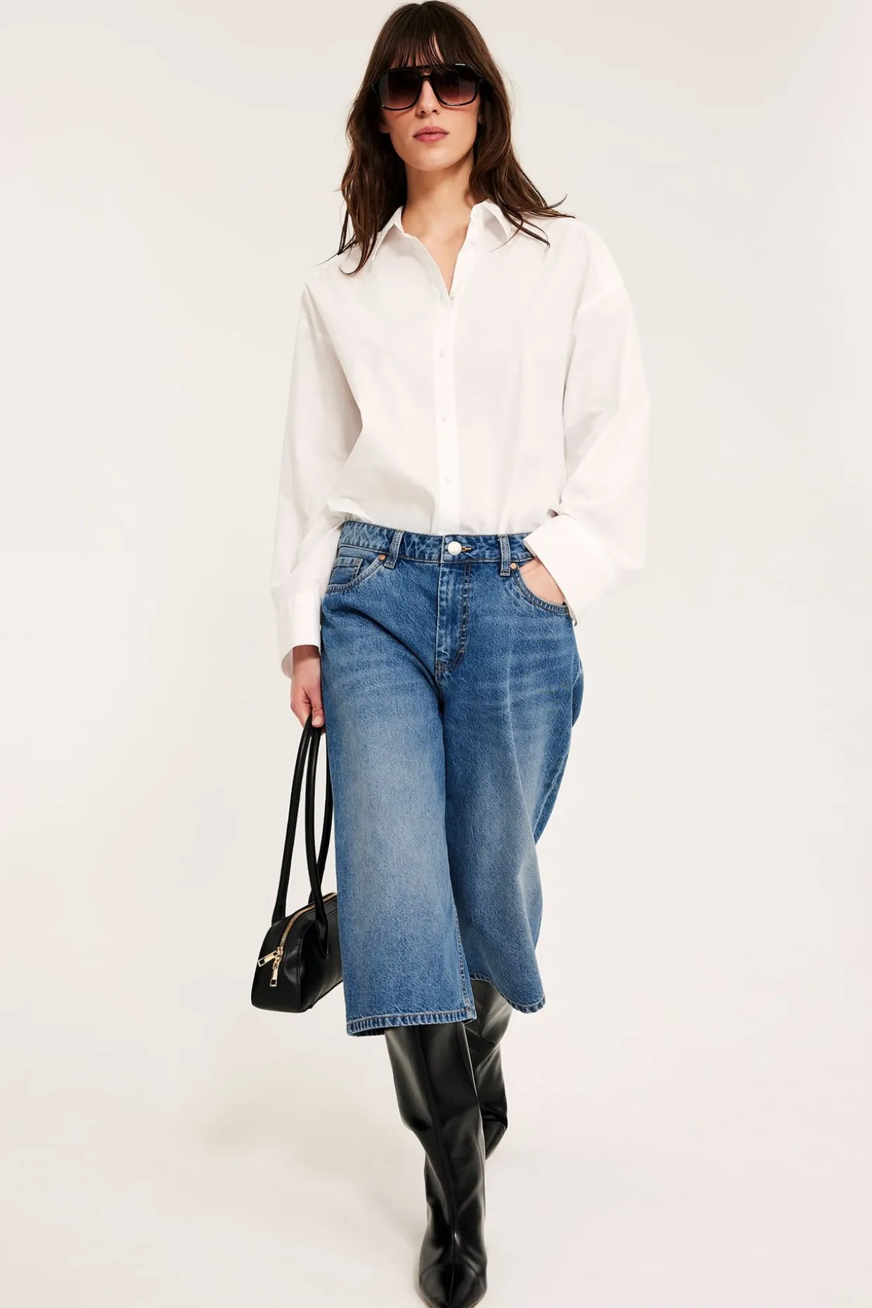 Bermudashorts i denim