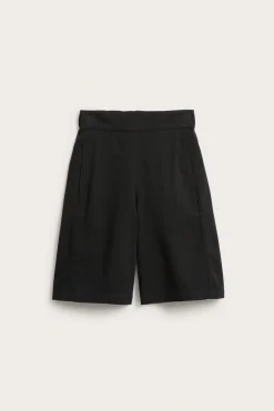 Bermudashorts i lyocell och bomullsmix