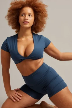 Bikershorts i mjuk stretchjersey