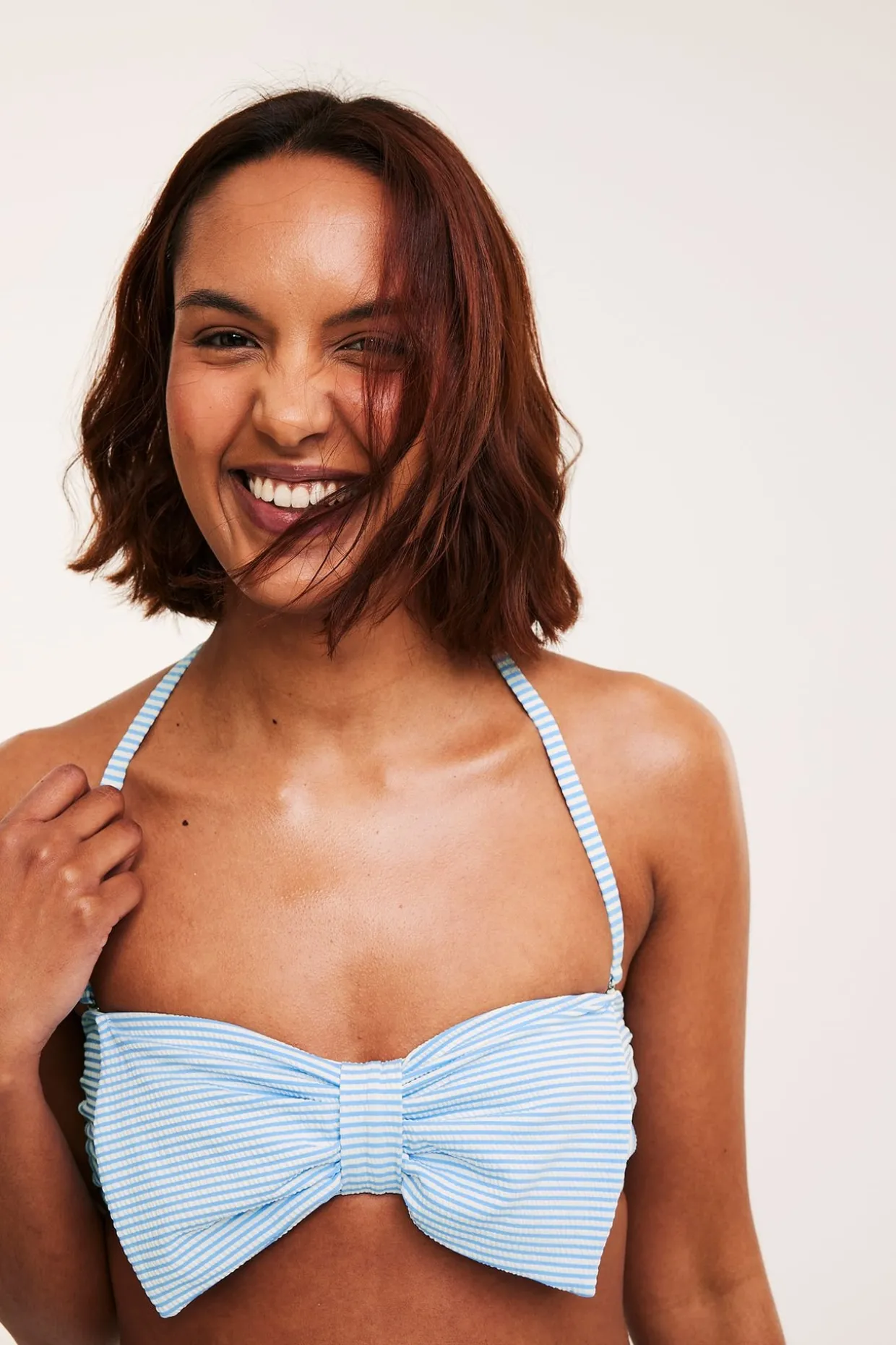 Bikini-bh med rosett
