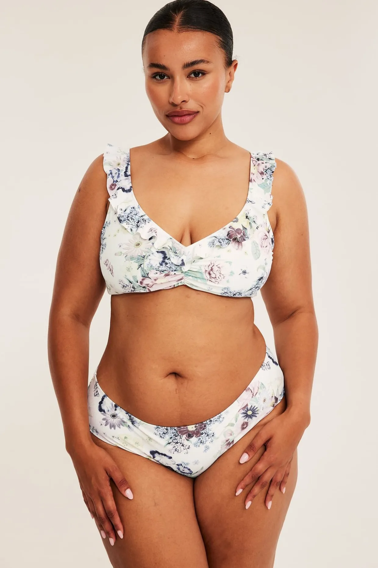 Bikini bh med volanger