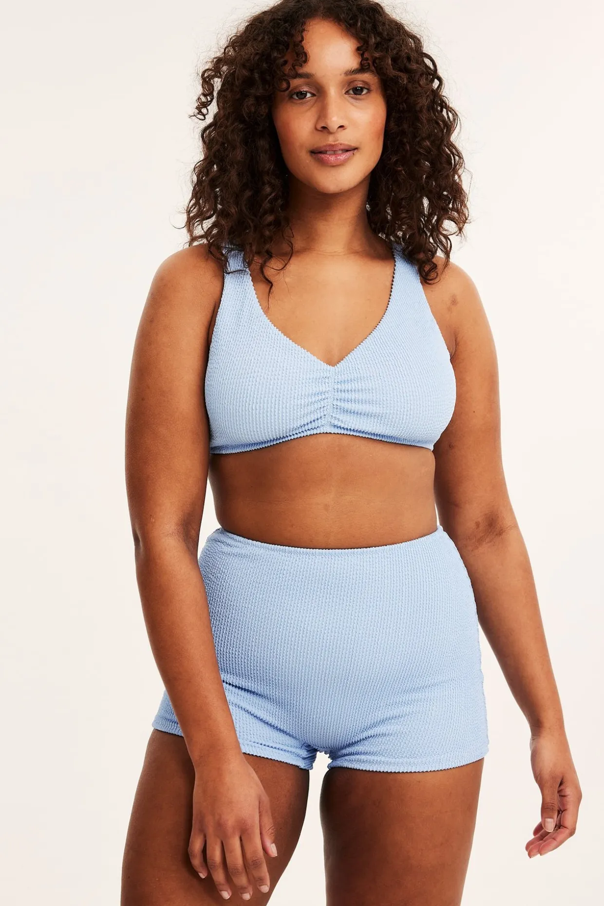 Bikinishorts hög midja