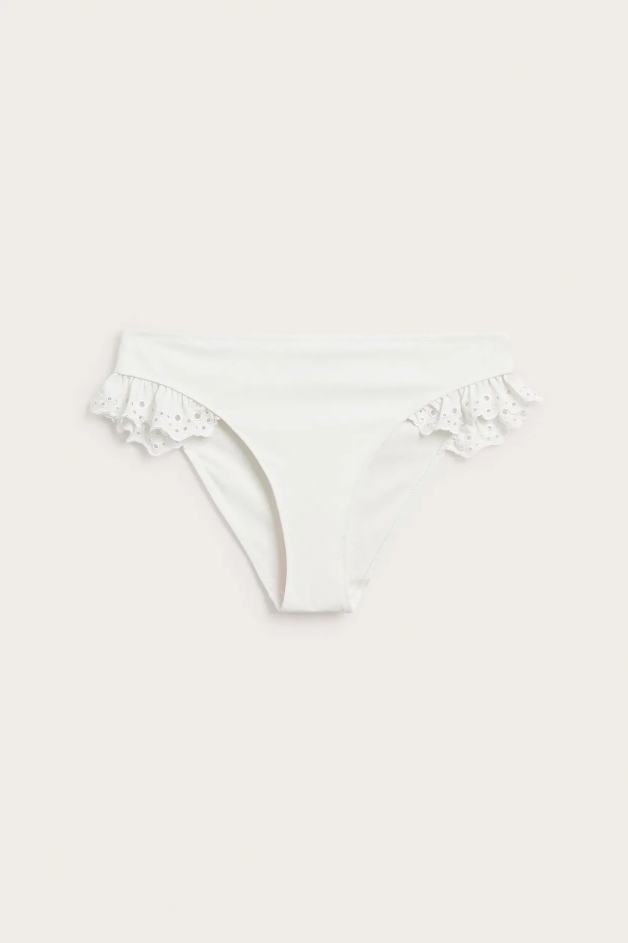 Bikinitrosa brazilian med broderie anglaise