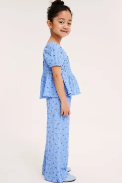 Blommiga culottebyxor