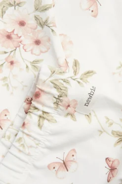 Blommiga leggings med fjärilar