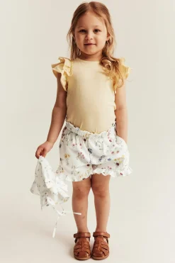 Blommiga shorts i jersey