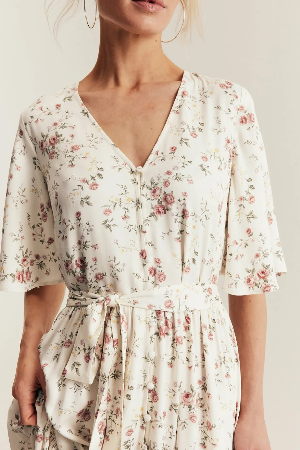 Blommig klänning Newbie Woman