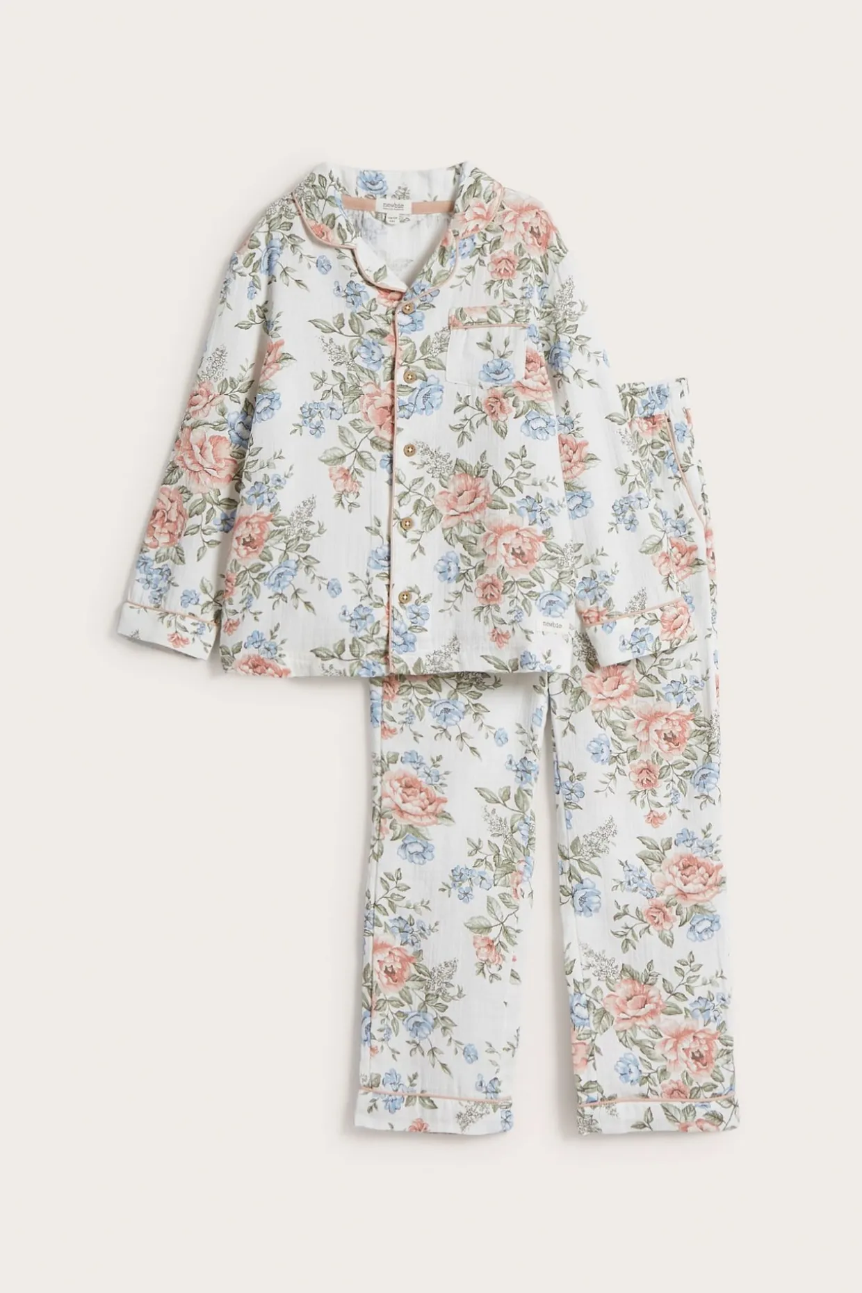 Blommig pyjamas