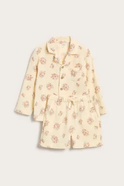 Blommig pyjamas