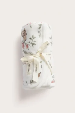 Blommönstrad babyfilt