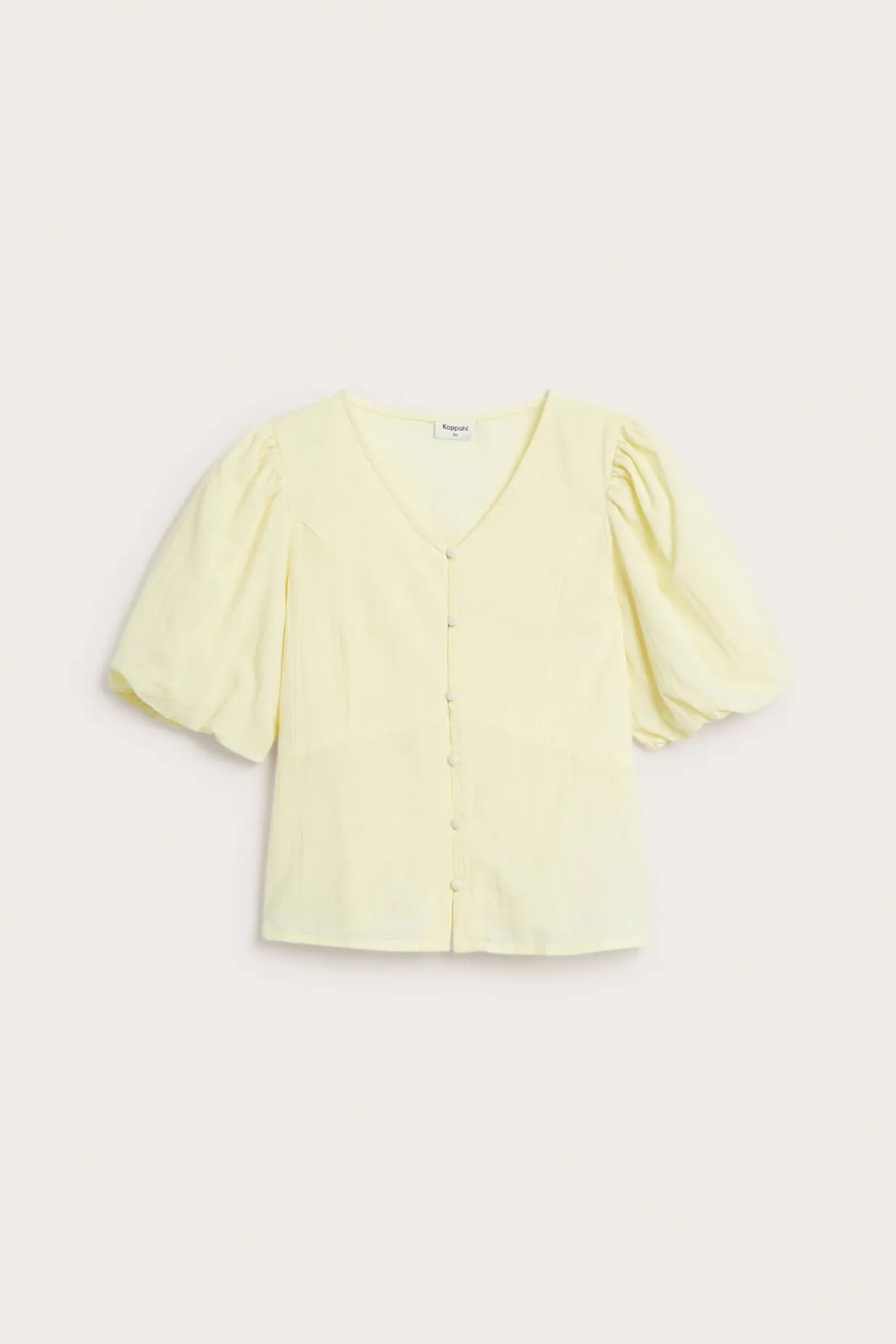 Blus med puffärm