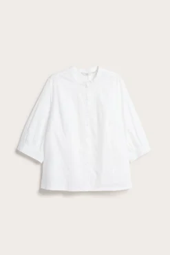 Blus med puffärm