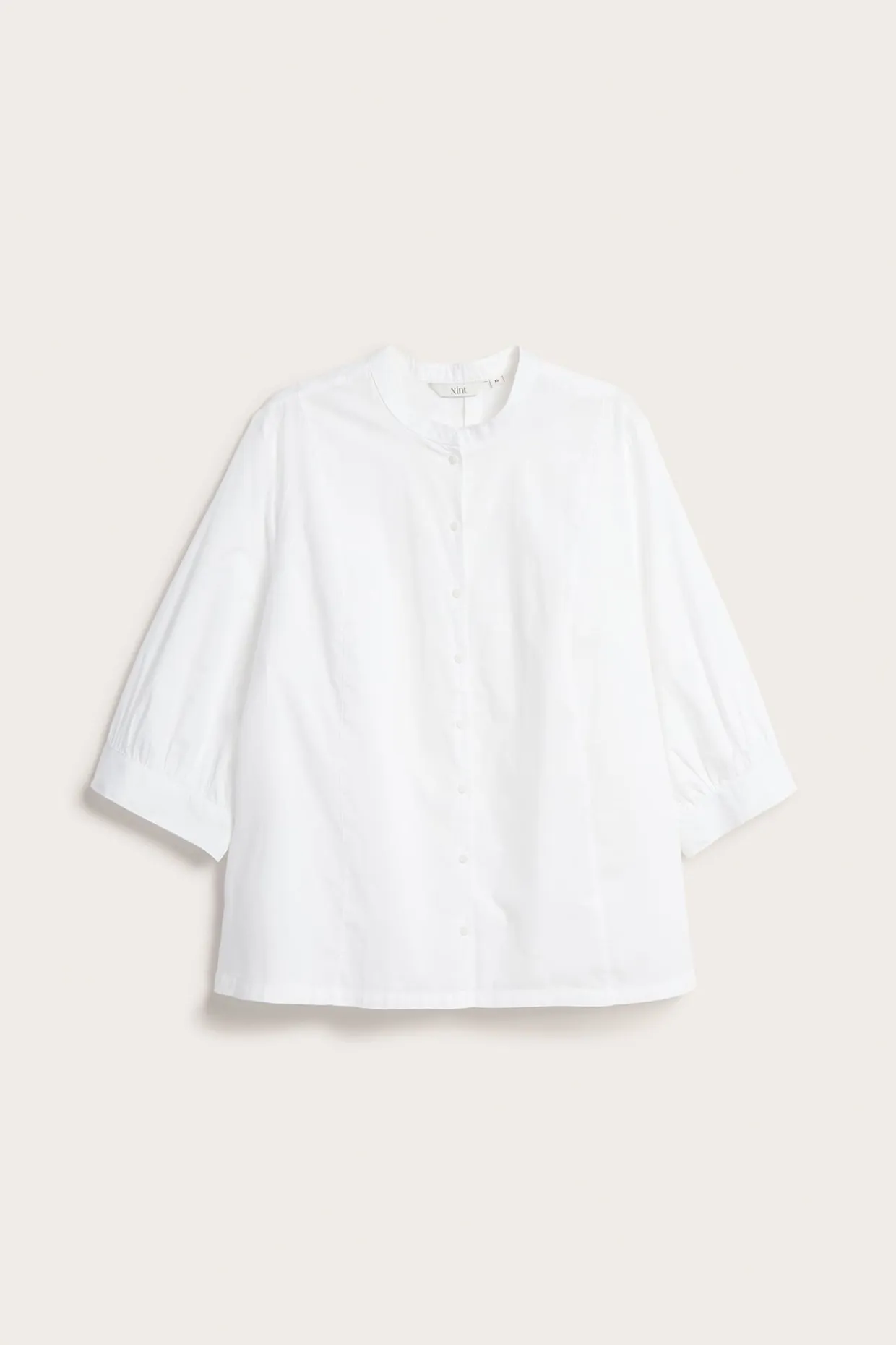 Blus med puffärm