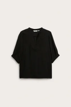 Blus med puffärm