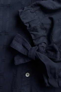 Blus med struktur