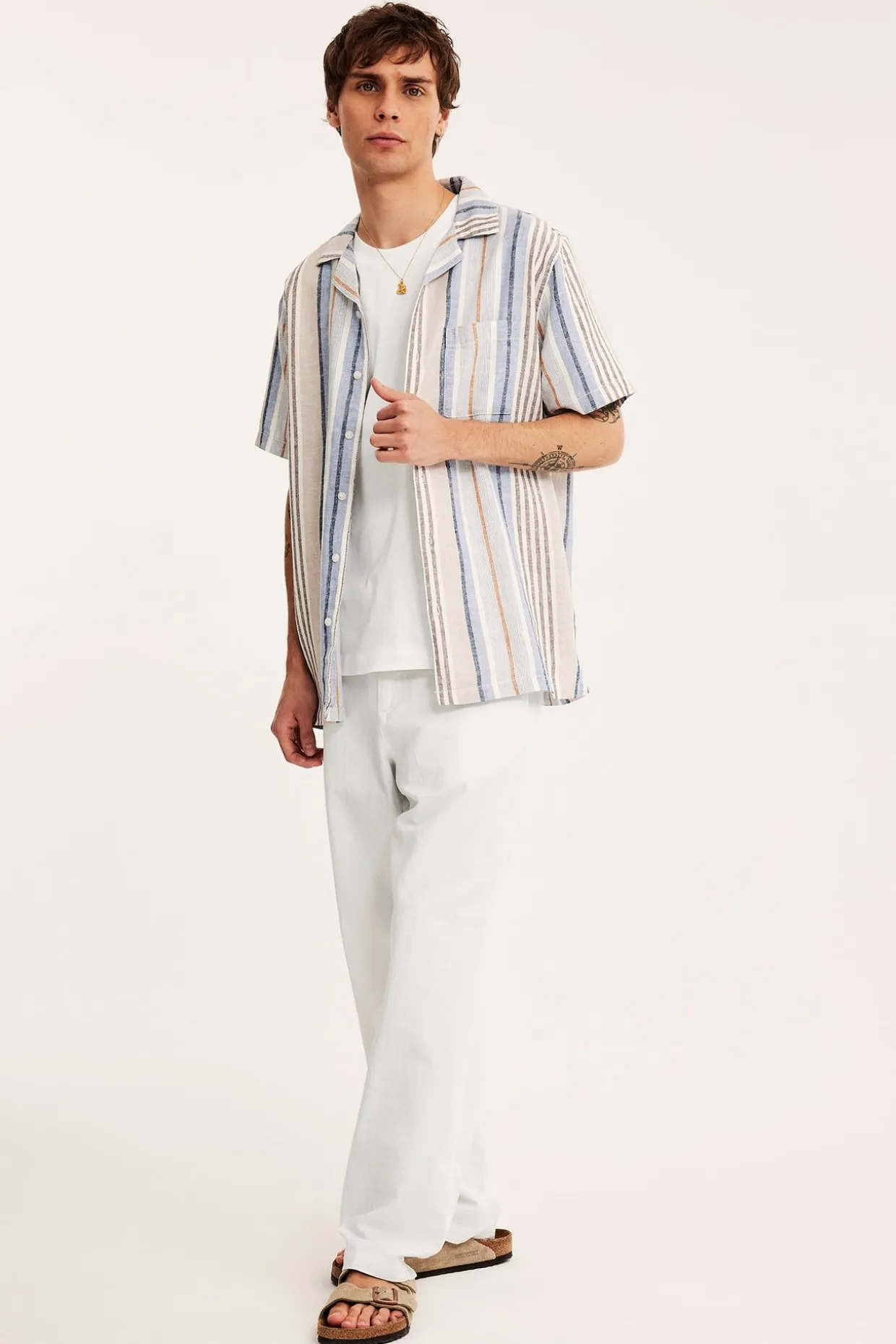 Bomullsbyxor regular fit