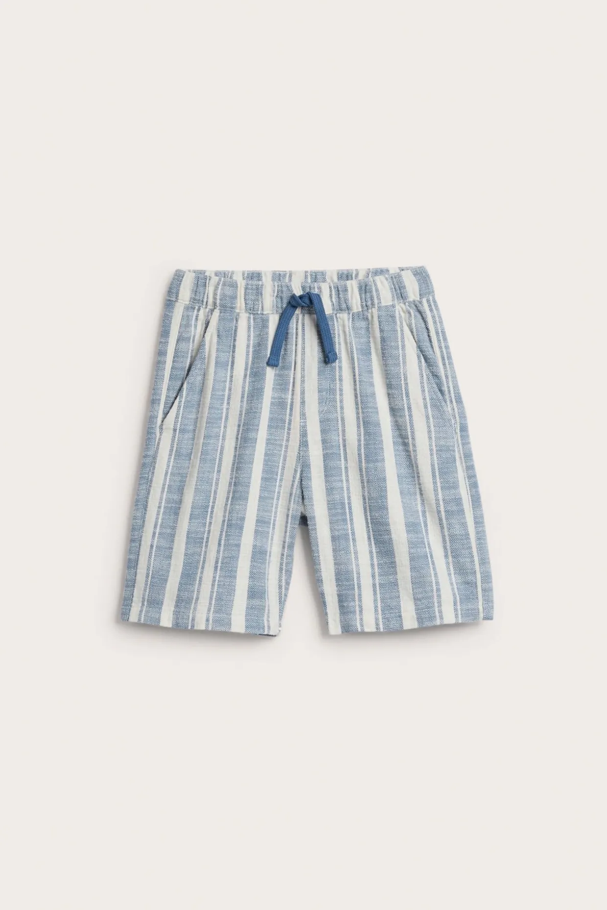 Bomullsshorts med resår i midjan