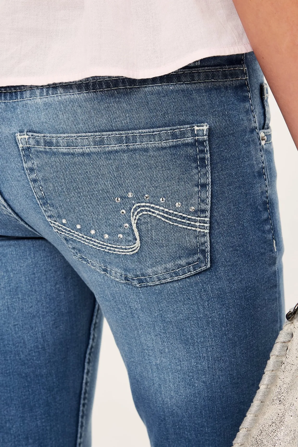 Bootcut jeans low waist