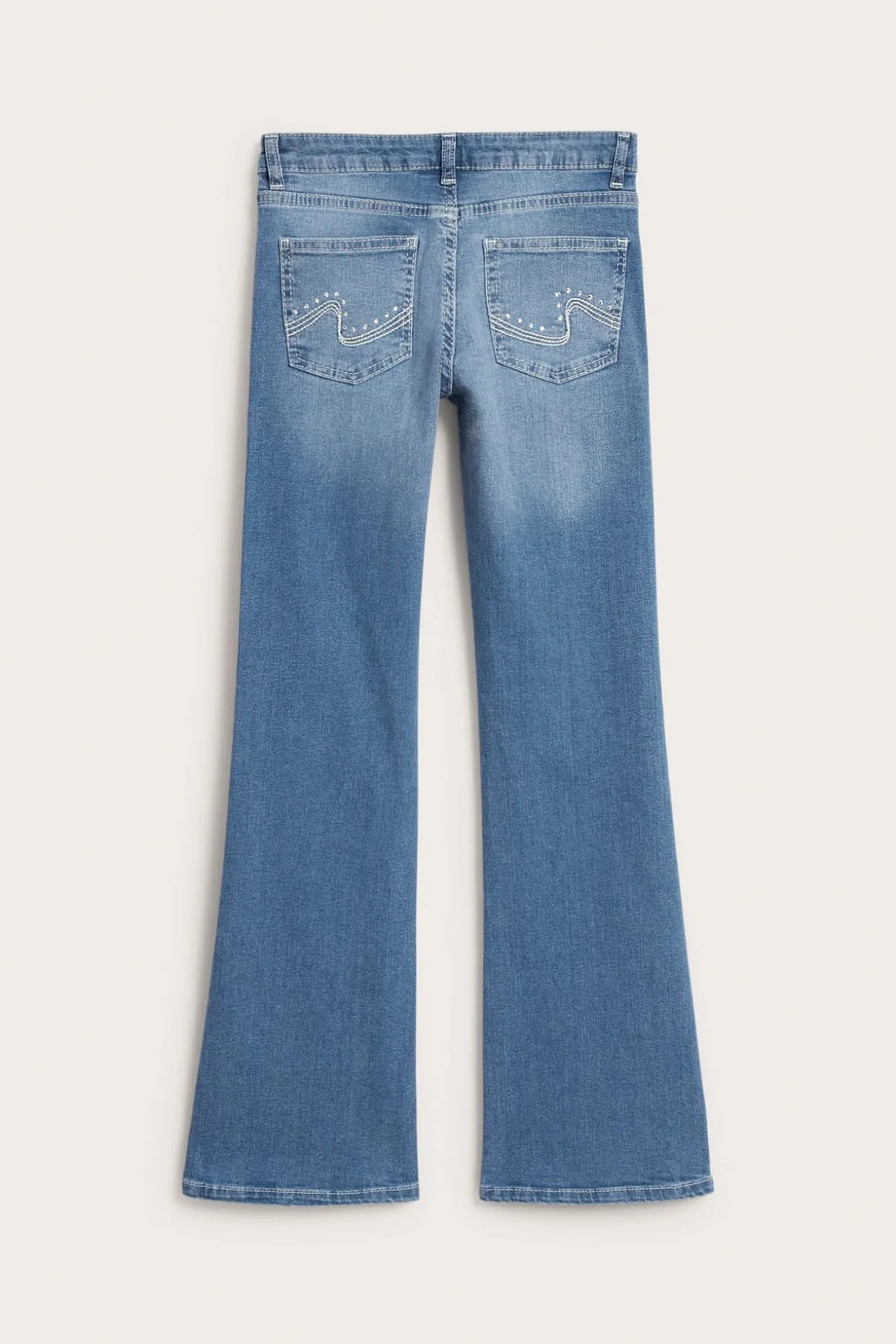 Bootcut jeans low waist