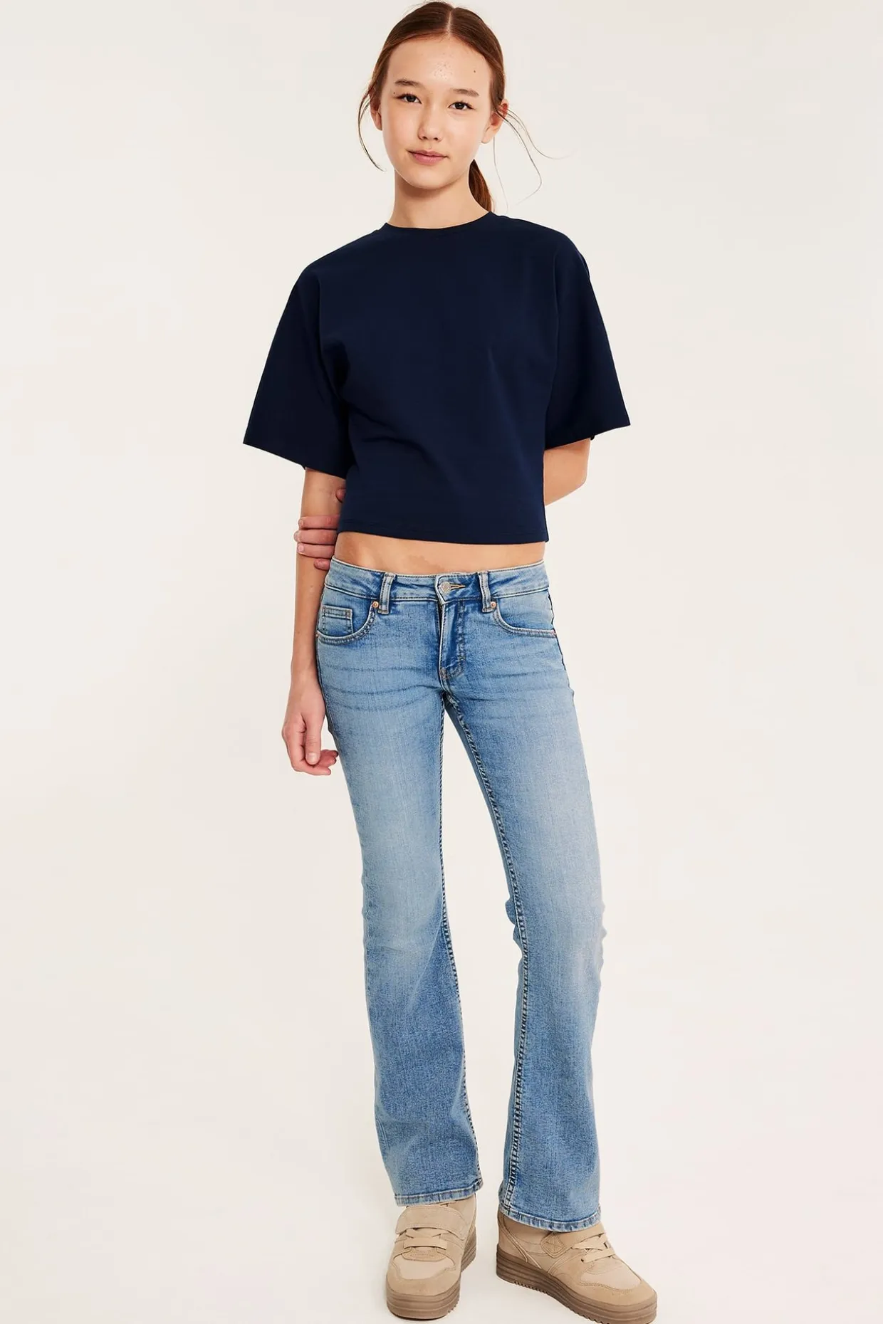 Bootcut jeans low waist