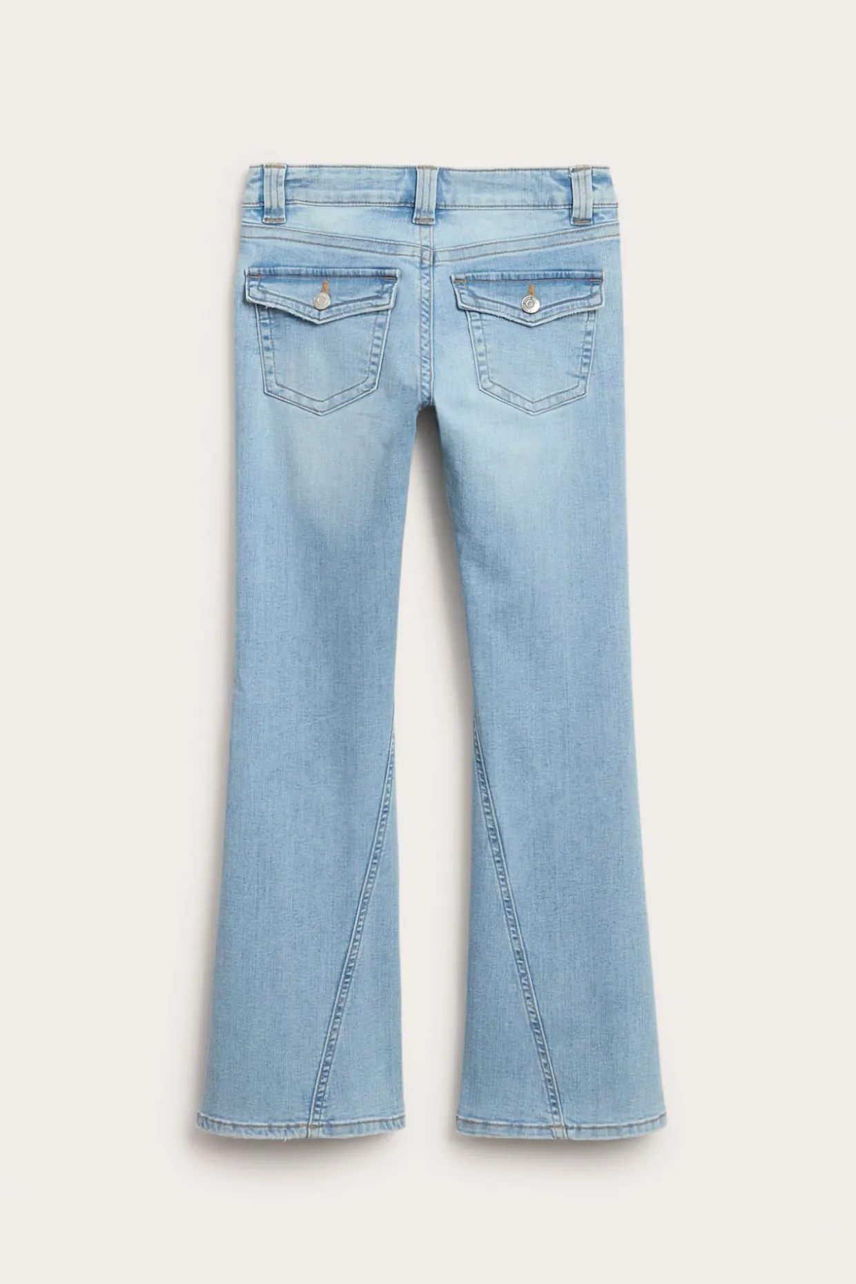 Bootcut jeans low waist