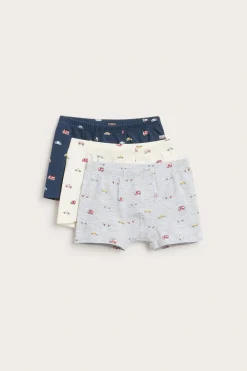 Boxerkalsonger med bilar 3-pack