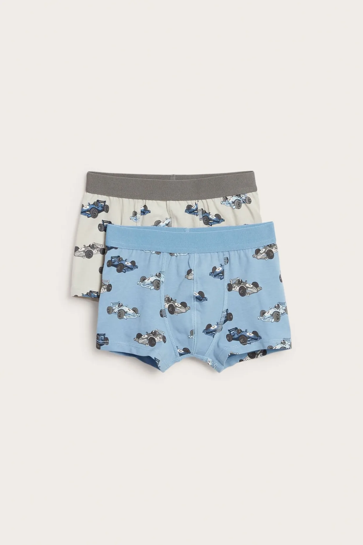 Boxerkalsonger med racerbilar 2-pack