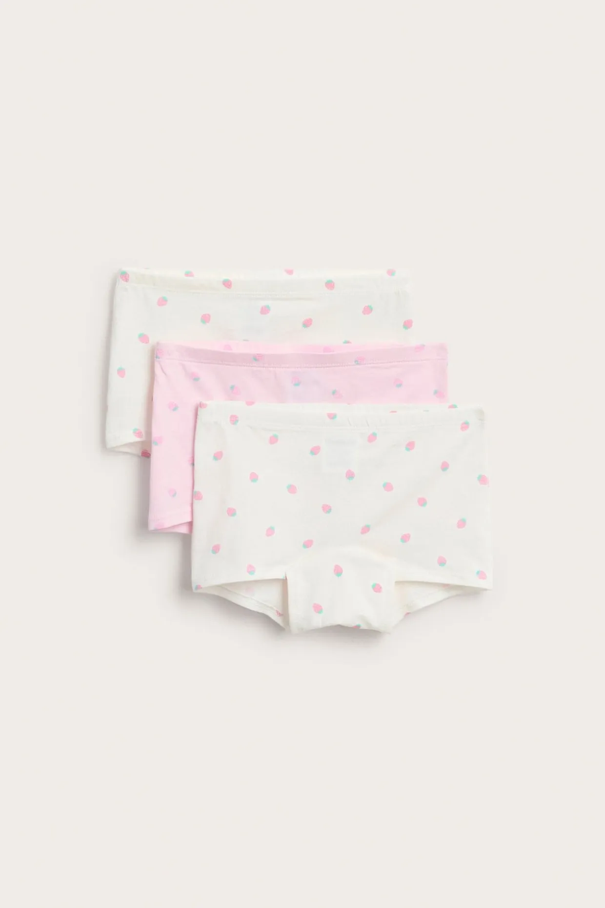 Boxertrosor i 3-pack med jordgubbsmönster