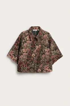 Boxig blommig topp