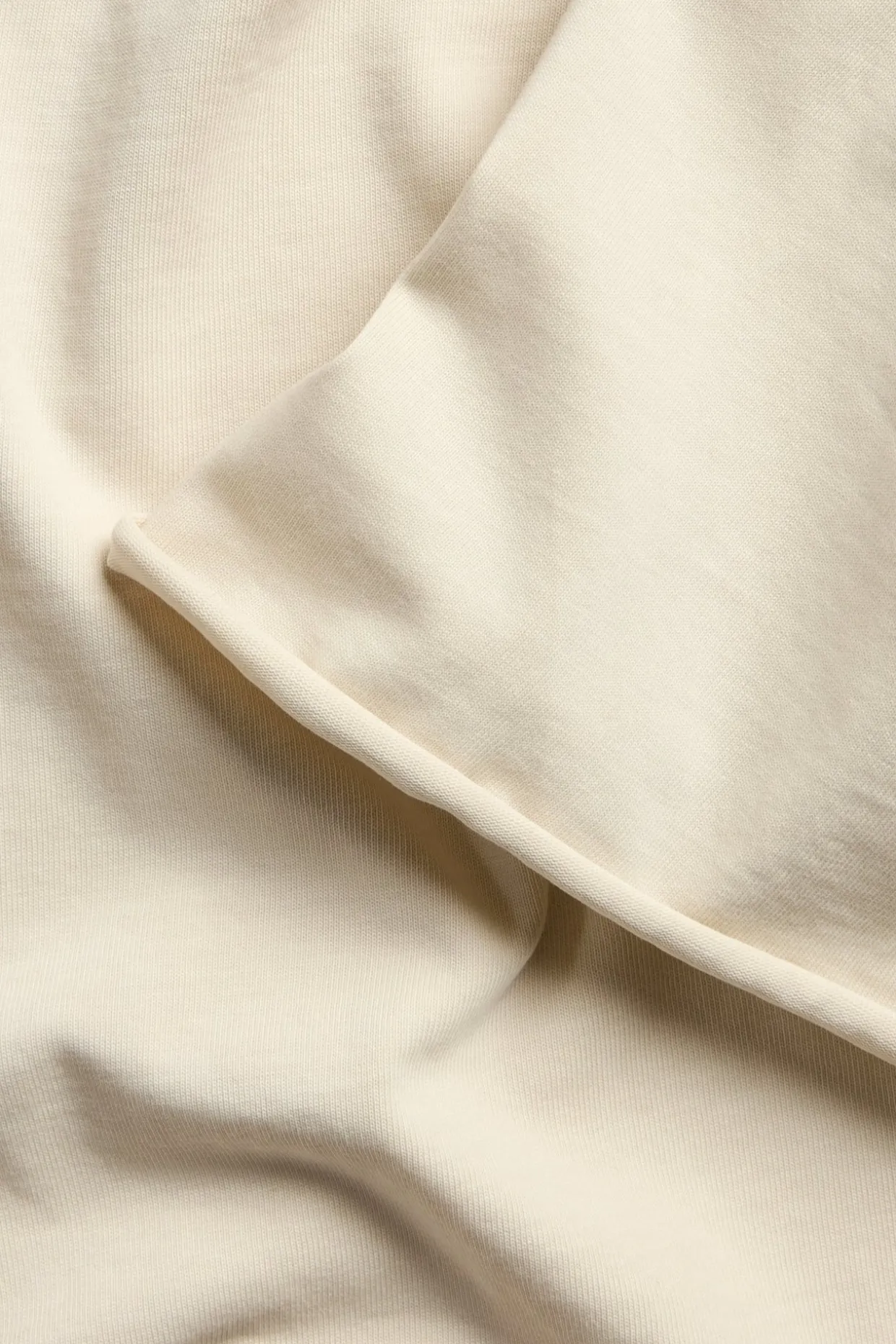 Boxig t-shirt med rullade kanter