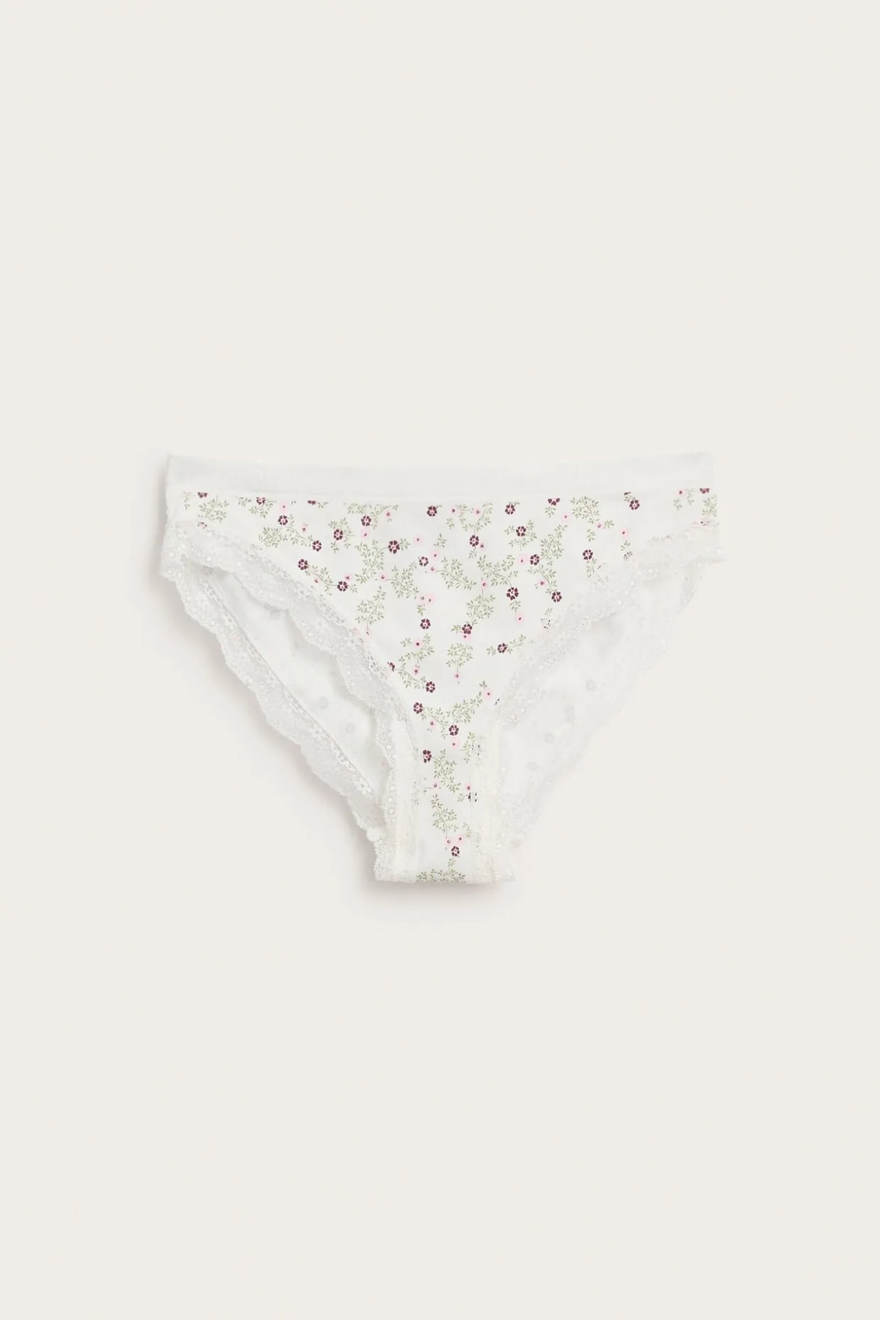 Brieftrosa seamless med spets