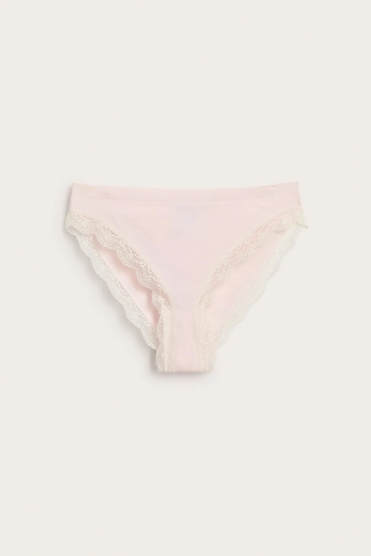 Brieftrosa seamless med spets