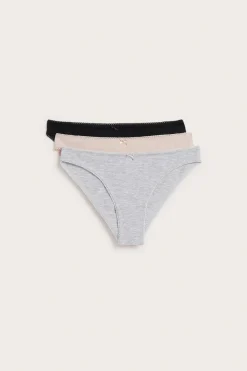 Brieftrosor i bomull 3-pack