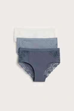 Brieftrosor 3-pack i bomull