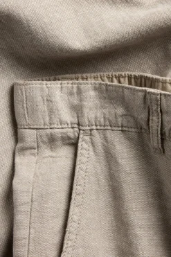 Byxa i linnemix regular fit