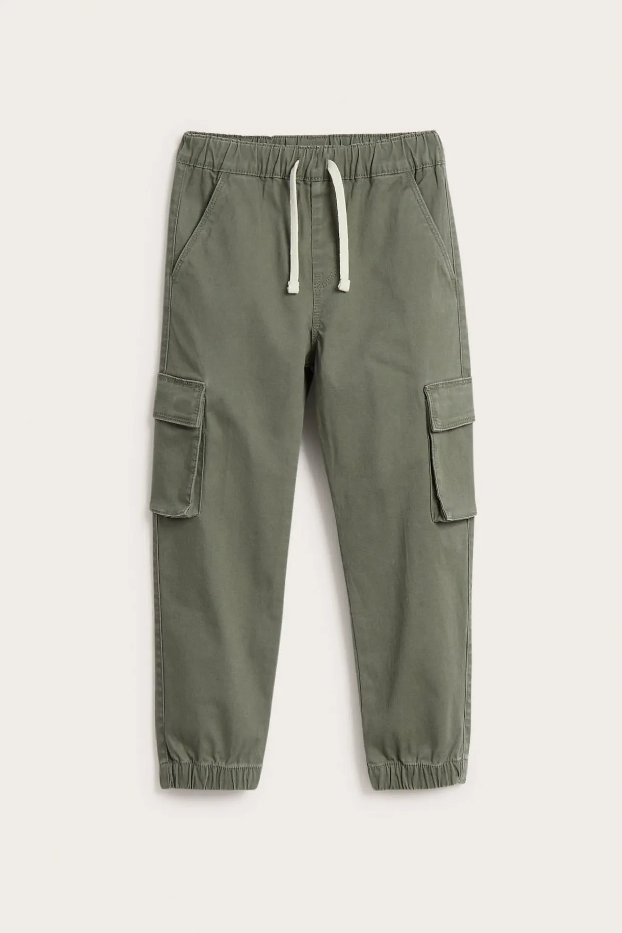 Cargobyxor i stretchig twill
