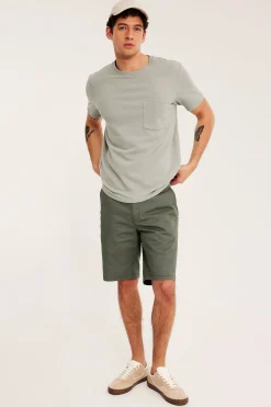 Chinosshorts i bomullstwill