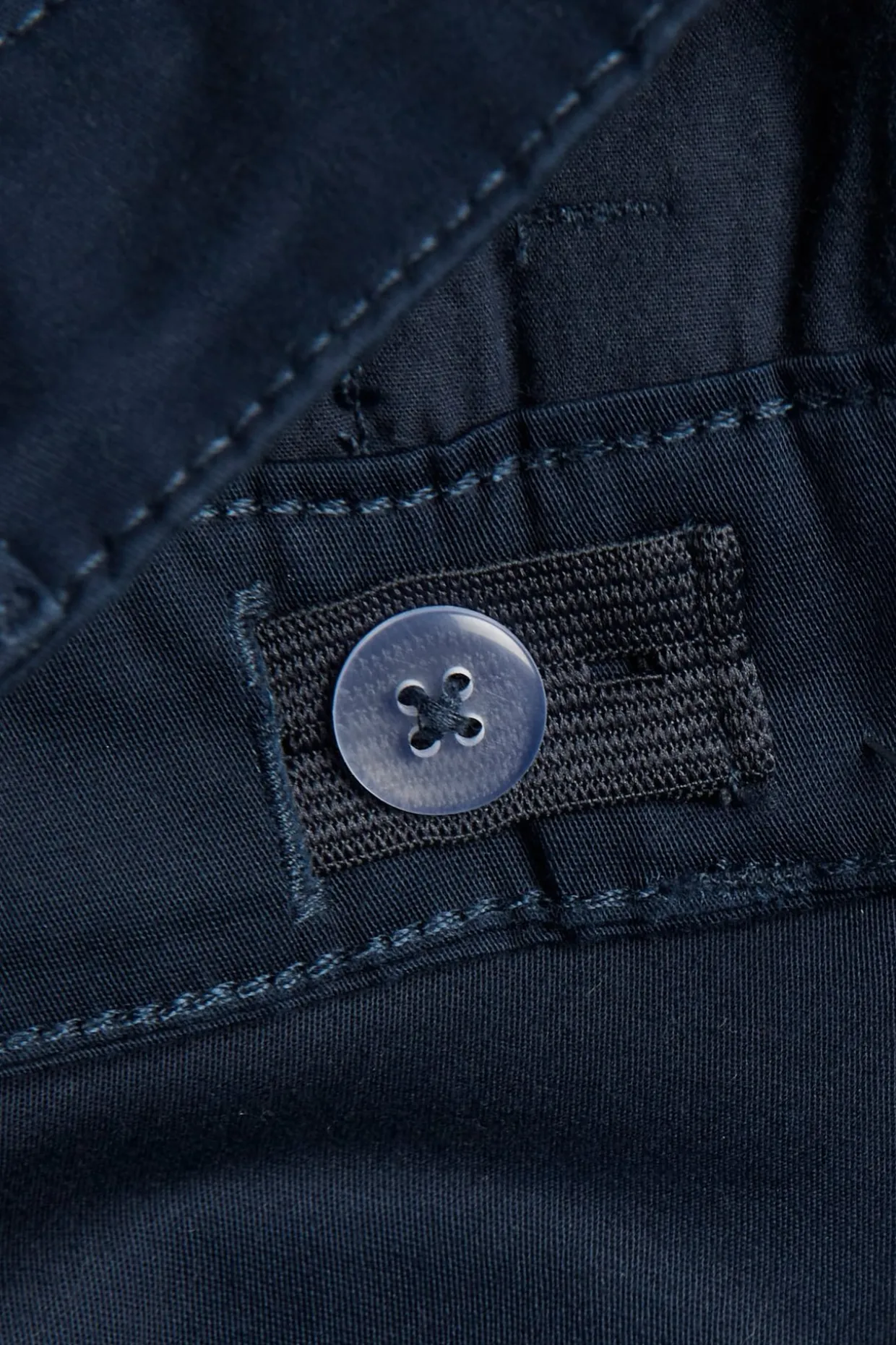 Chinosshorts i bomullstwill