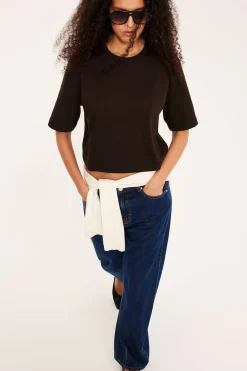 Croppad t-shirt