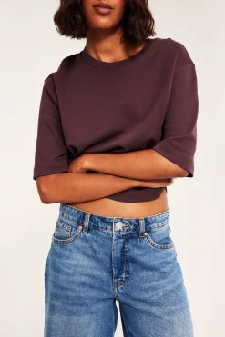 Croppad t-shirt